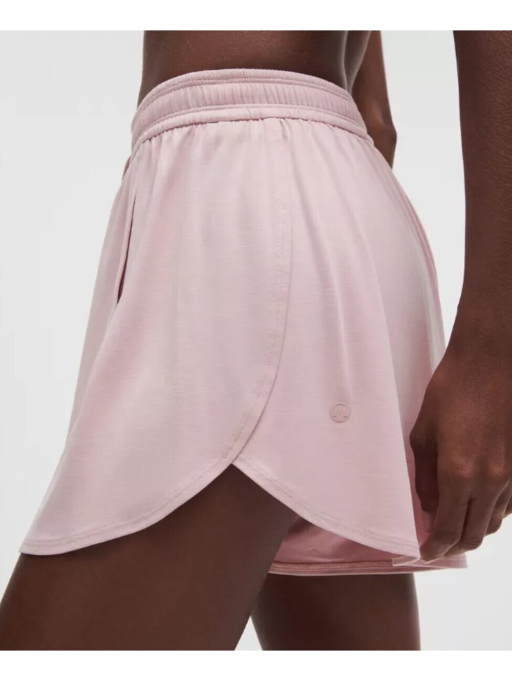 Lululemon Modal High-Rise Relaxed-Fit Lounge Short 3.5" Misty Shell Pink Sz 6